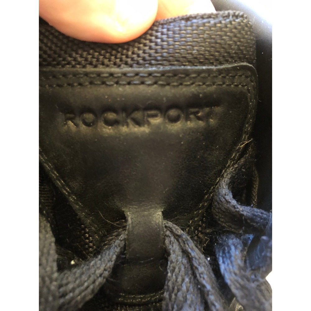 Rockport Men's Black Lace-Up Leather and Textile Boots - Picture 10 of 14